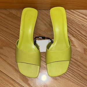 Zara Thick Heeled Sandals